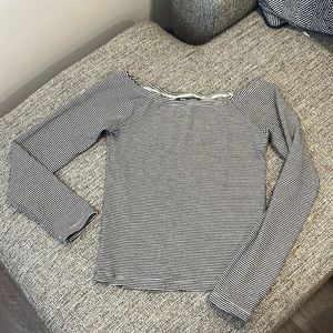 Billabong off the shoulder long sleeve top